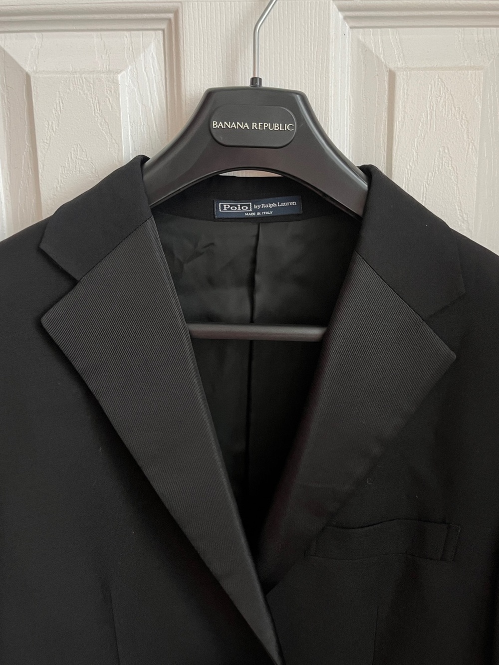 Ralph Lauren Black Grosgrain Lapel Tuxedo Jacket and Pants - Picture 3 of 9